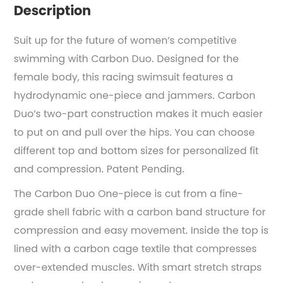 NWT Arena Powerskin Carbon Duo Top - Open Back - Picture 14 of 16